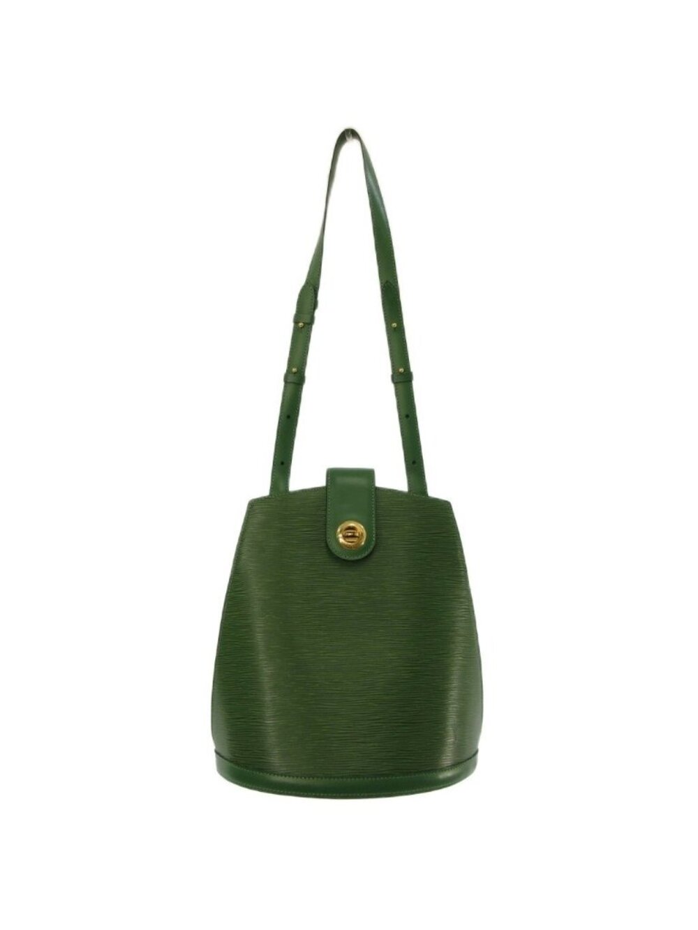 Louis Vuitton Epi Cluny Shoulder Bag Borneo Green